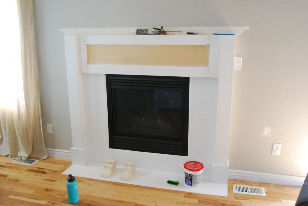 Fireplace surround with new design