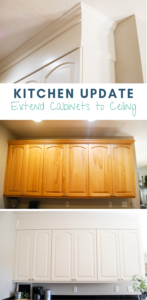 Kitchen Update: Extend Cabinets to Ceiling – Emily's Project List