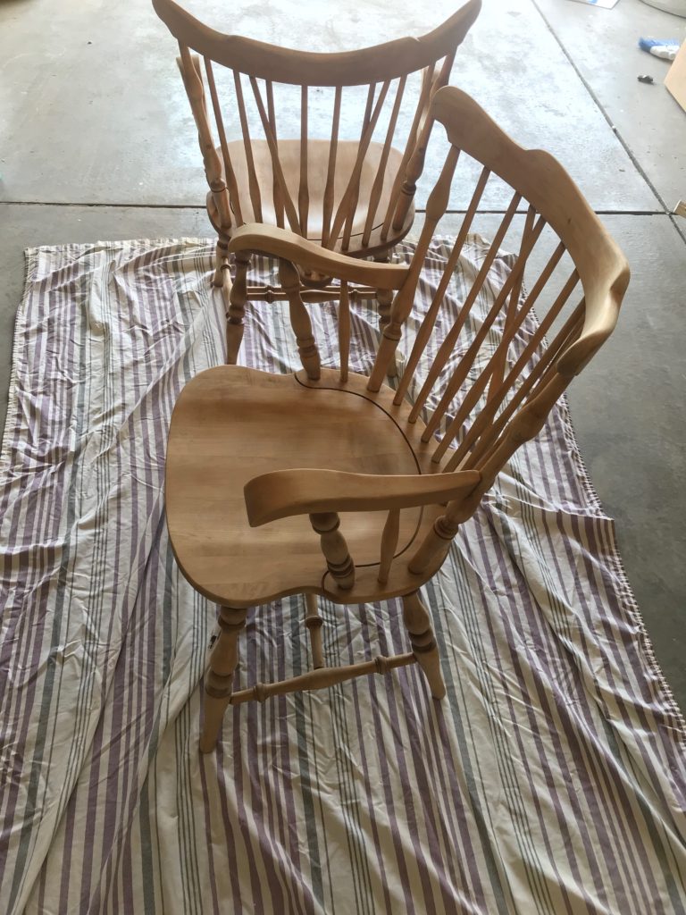 Wood conditioner for refinished chairs
