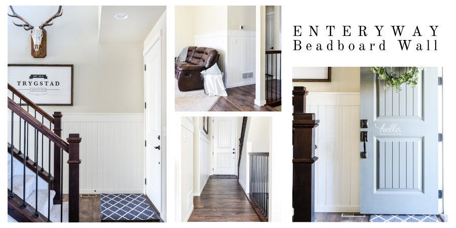 Entryway Beadboard Wall: character and charm – Emily's Project List